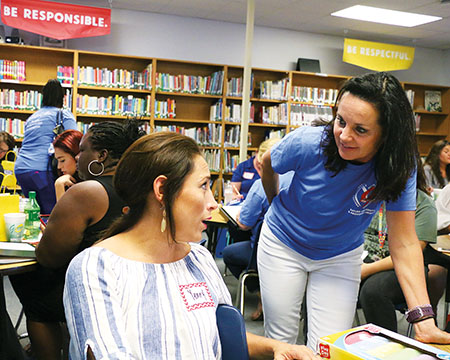 Graduate students in the School of Education
