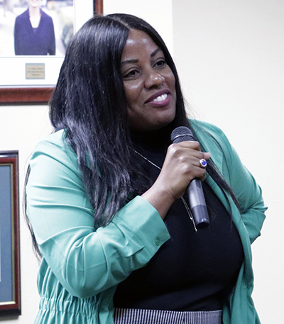 Dr. Jenifer Johnson speaking